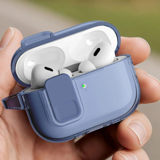 AmazingThing Minimal Θήκη Σιλικόνης με Γάντζο Ultramarine για Apple AirPods Pro 3