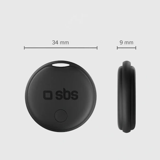 SBS Bluetooth Tracker Μαύρο 4τμχ