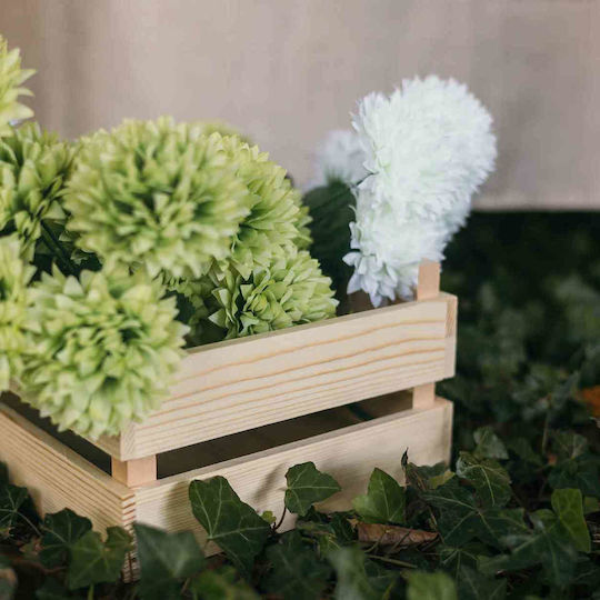 Beauty Home Garden Decoration Wooden Crate 10x30x20cm 79442-4db7f2e5