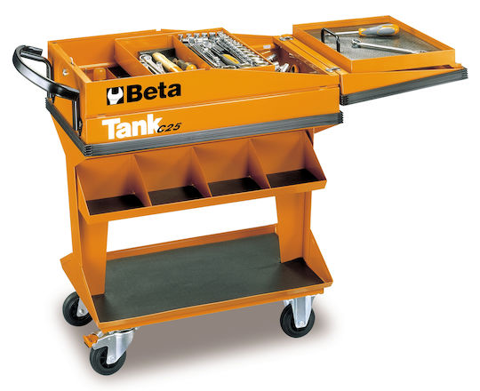 Beta Wheeled Metallic Tool Carrier C25-2500