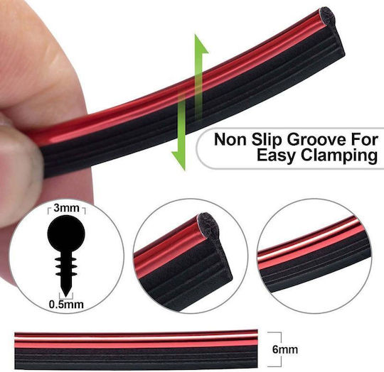 Rchang Car Decorative Film Set 5m W03197 Car Interior Trim Strip Set