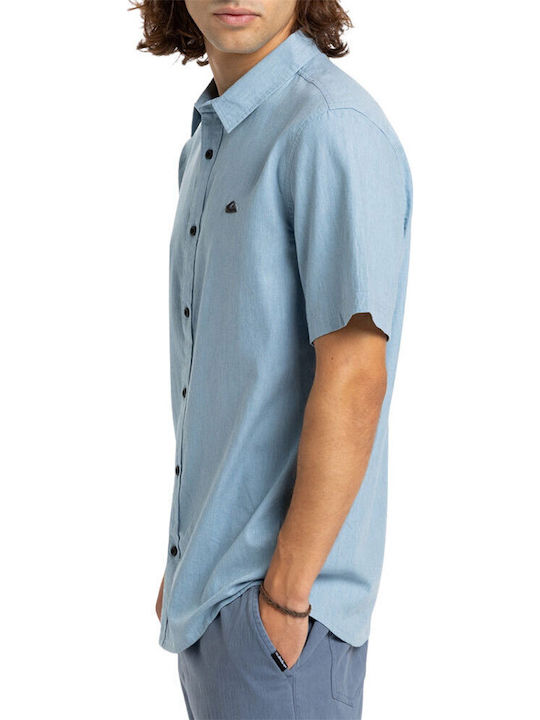 Premium Stretch Short Sleeve Shirt Ashley Blue