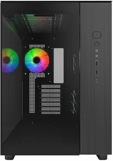 Arcane Series Gaming Desktop PC (Ryzen 7-7700/32GB DDR5/1TB SSD/Radeon RX 9060 XT/No OS)