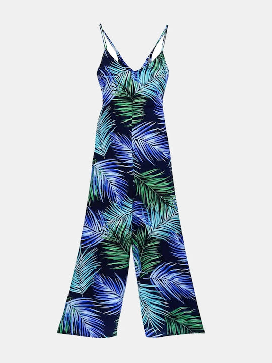 Damen Jumpsuit Blau