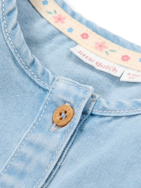 Παιδικό Φόρεμα Κοντομάνικο Τζιν Denim