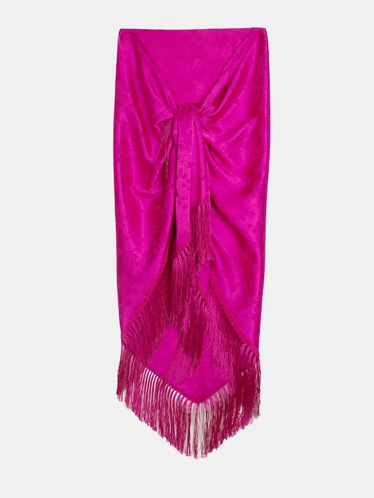 Rock Club Women's Beachwear Skirt Magenta