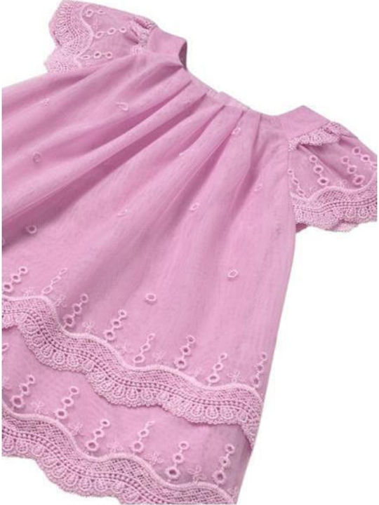Kinderkleid Ärmellos Tüll Purple