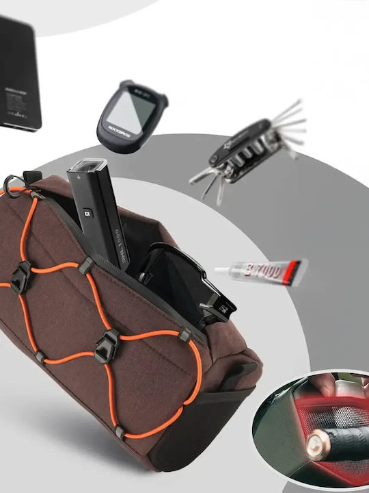 Rockbros 30110054003 Bicycle Frame Bag Brown