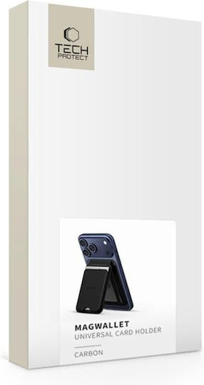 Tech-Protect MagSafe Θήκη Καρτών Magwallet Stand Carbon