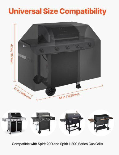 Κάλυμμα Γκριλ Vevor 48 Inch 121,9 Cm Βαρέως Τύπου Bbq Αερίου Εξωτερικού Χώρου Αδιάβροχο