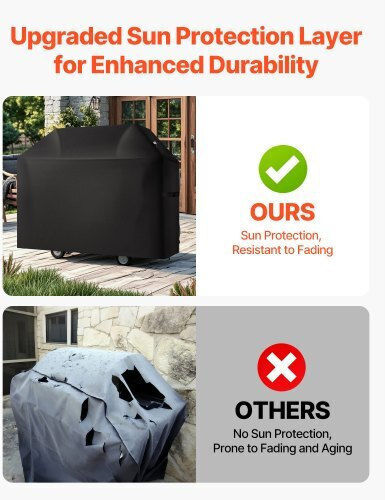 Κάλυμμα Γκριλ Vevor 58 Inch 147,3 Cm Heavy Duty Bbq Gas Grill Cover Εξωτερικού Χώρου Αδιάβροχο