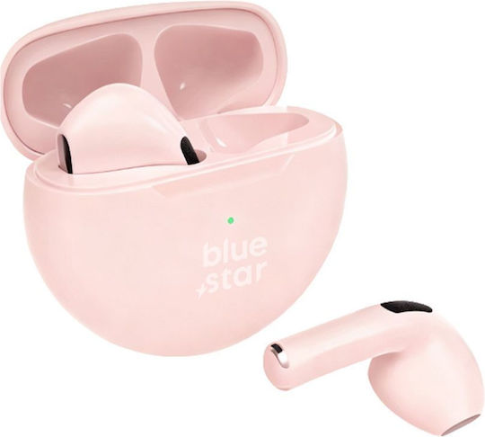 Blue Star TX3 Ohrstöpsel Bluetooth Kopfhörer mit Ladekoffer Rosa
