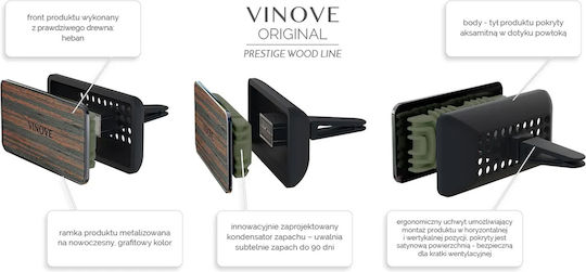 Amio Αρωματικό Αεραγωγού Τύπου Vinove Prestige Dakar Ebony Wood 1 Τεμ V11367 V10-20 Am V11367 V10-20 Am