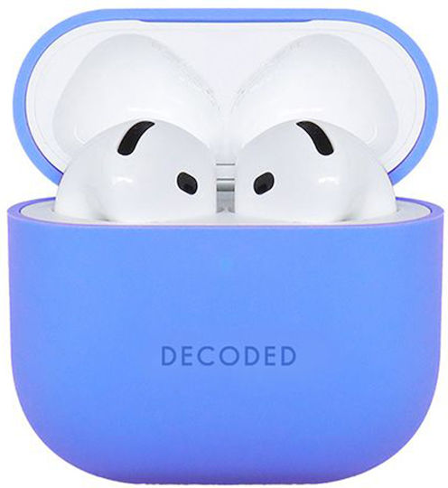 Decoded Aircase Θήκη Σιλικόνης σε Μπλε χρώμα για Apple AirPods 4