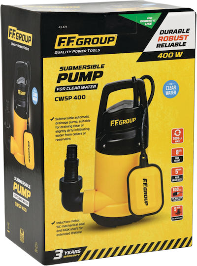 FFG CWSP 400 Monofazică Pompă Ei bine, 0.5hp 43474