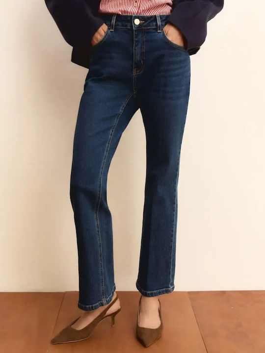 Hochgebirge Damen Jeans Hosen Bootcut in Slim Passform