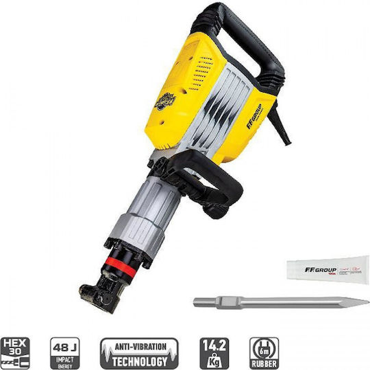 FFG DH 15-30 Pro Κρουστικό Κατεδαφιστικό Ρεύματος 1750W με Υποδοχή HEX 42457