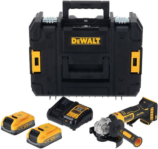 DEWALT DCG404S2T Τροχός 125mm Μπαταρίας 2x3.5Ah