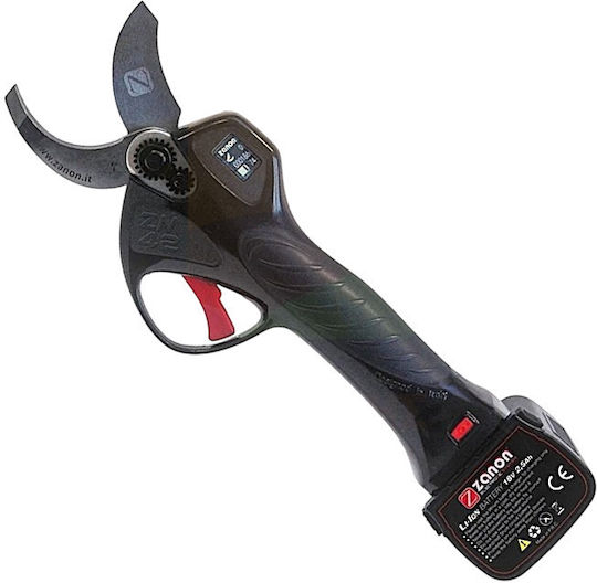 Zanon ZM-42 Pruning Shears Battery Brushless 18V 2x2.5Ah/2.5Ah with Maximum Cutting Diameter 42mm