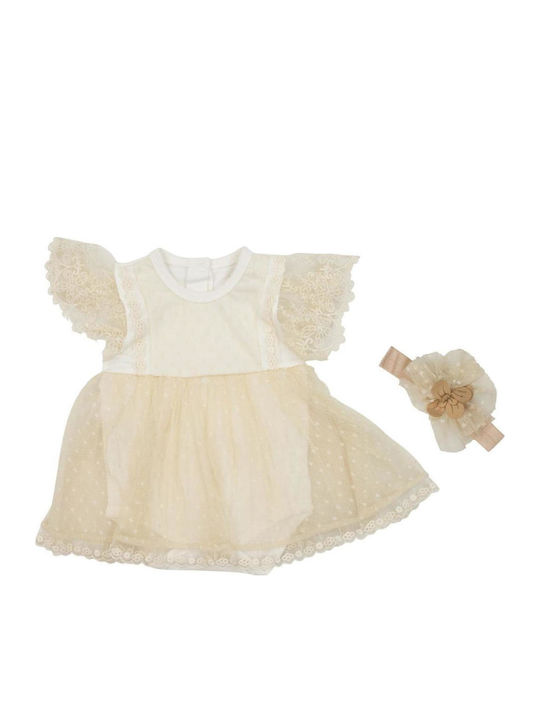 Rochie pentru Copii Din tul Beige