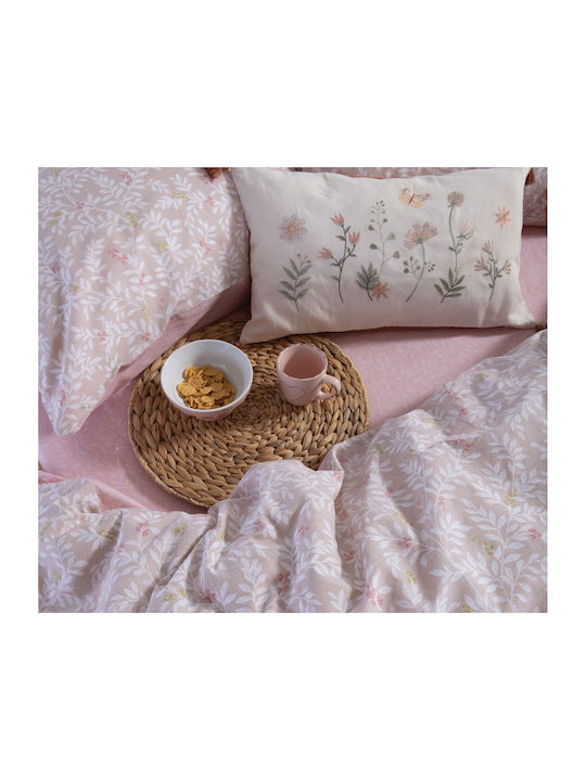 Nef-Nef Homeware Cylia Σετ Σεντόνια Διπλά 200x270εκ. 4 (4τμχ)