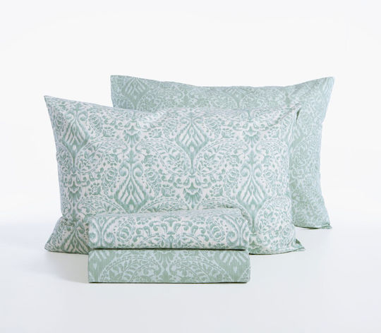 Nef-Nef Homeware Jetrix Комплект Чаршафи За Кралско Легло С Ластик 160x200+35см Лилав (4 Броя)