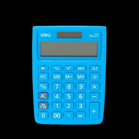 Deli Calculator in Blue Color 1pcs