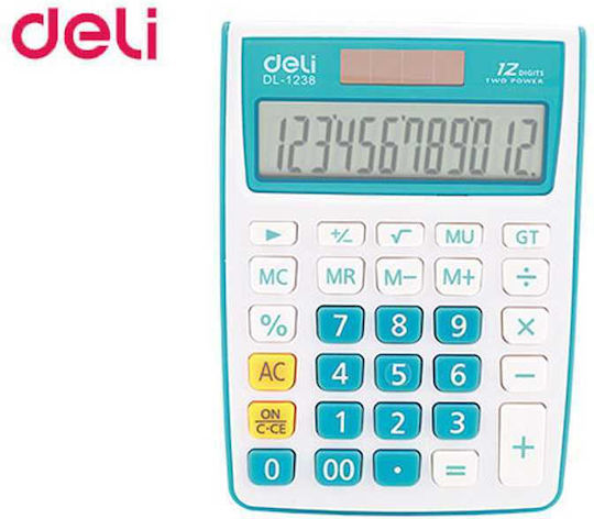 Deli Calculator in Blue Color 1pcs
