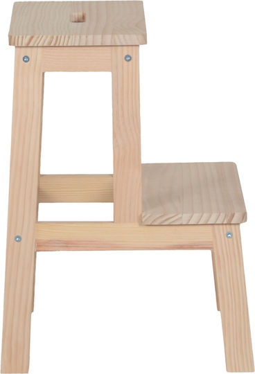 Pakketo Iron Step Stool with 1 Step 36cm