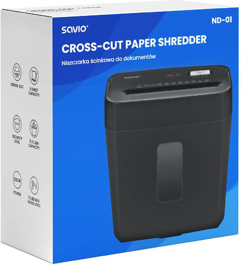 Savio Document Shredder Cross Cut