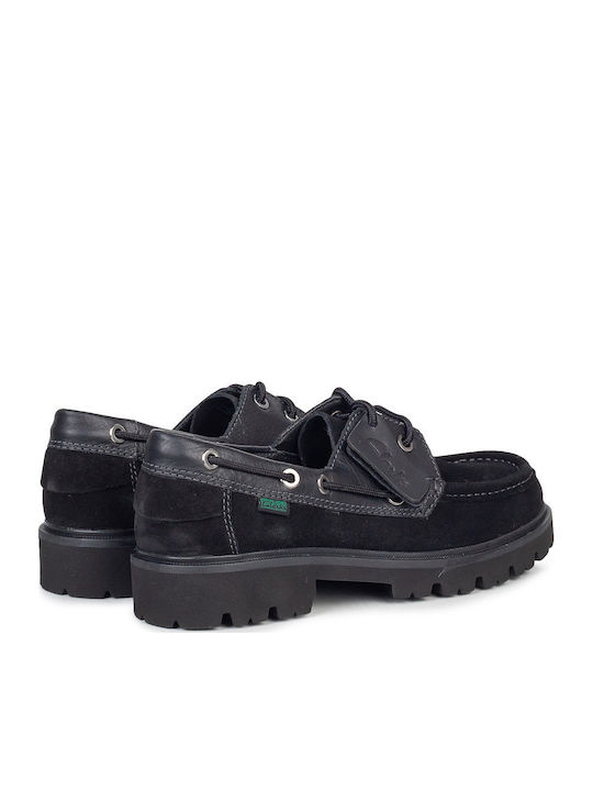 Boat Shoes Bărbătești în Culoare Neagră