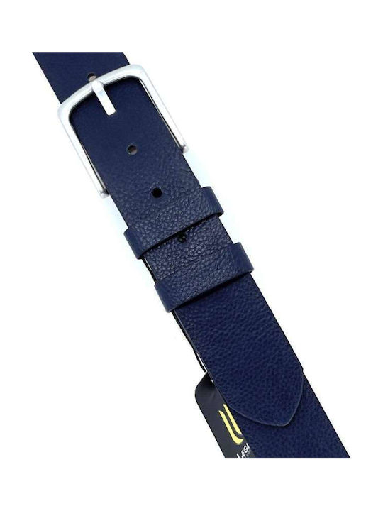 Herren Gürtel aus Künstliches Leder Blau