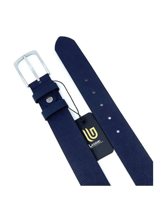 Herren Gürtel aus Künstliches Leder Blau