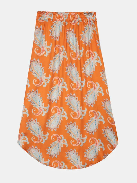 Maxi Skirt Orange