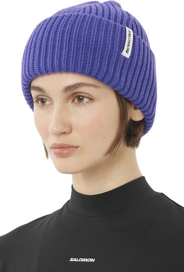 Beanie Unisex Căciulă Tricotată în Culoare Violet