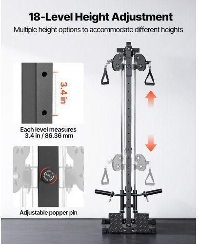 Vevor HM2905B Multifunktionales Fitnessgerät ohne Gewichte