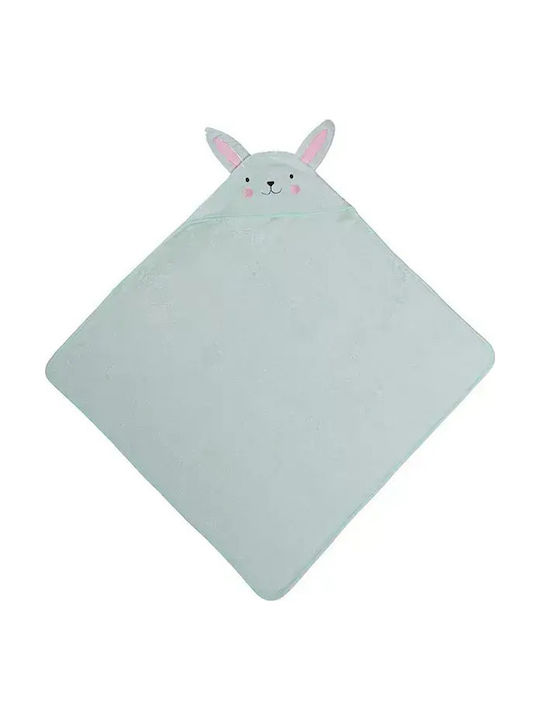 Nef-Nef Homeware Βρεφική Κάπα-Μπουρνούζι με Κουκούλα 75x75εκ.