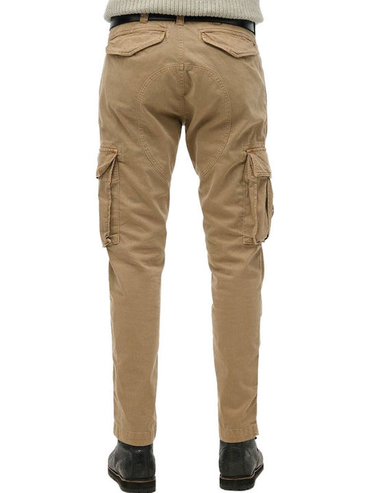 Trousers Cargo Elastic in Regular Fit Khaki