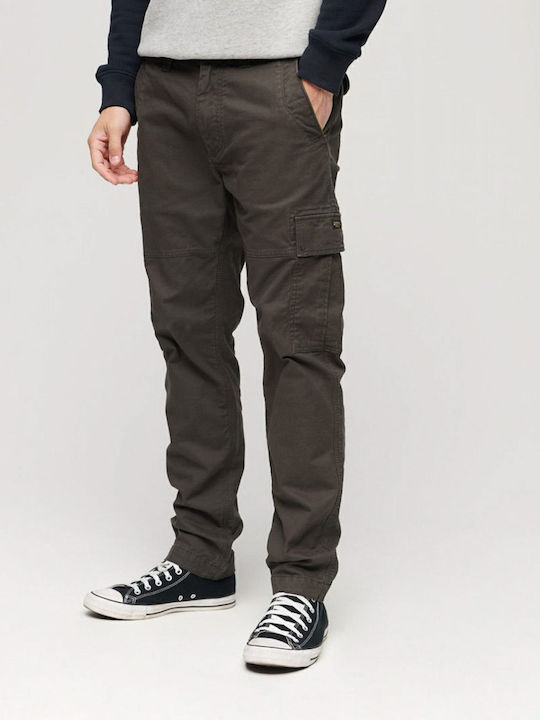 D2 Ovin Core Trousers Cargo Elastic in Regular Fit Black