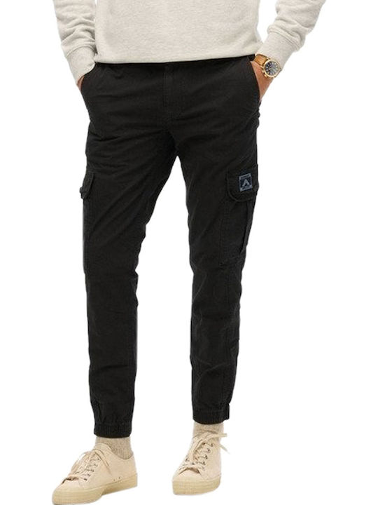 Ovin Trousers Cargo in Slim Fit Black