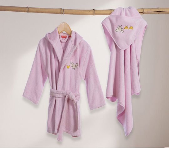 Nef-Nef Homeware Παιδικό Μπουρνούζι Cute Snail με Κουκούλα
