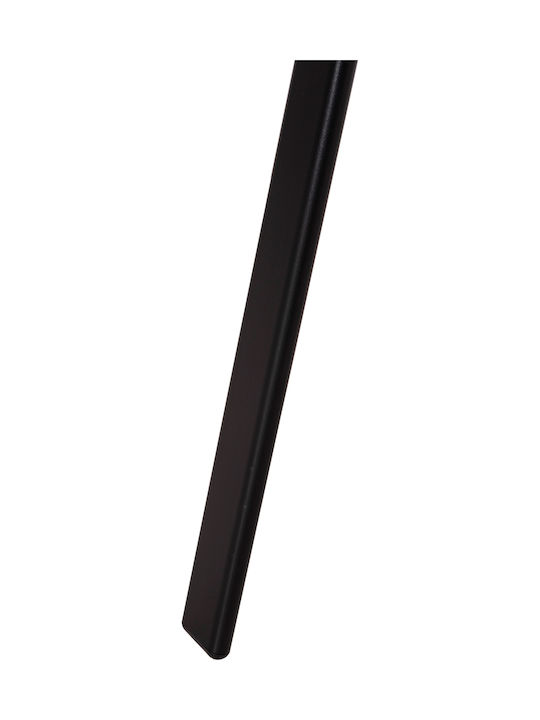 Gartenstühle Metallisch Leon Schwarze 4 Stück 55x70x91cm