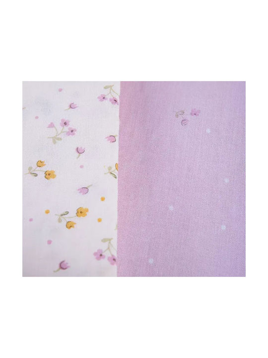 Nef-Nef Homeware Комплект Бебешки Чаршафи За Люлка Памучни Cute & Sweet Екрю 70x120см