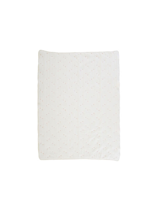 Nef-Nef Homeware Special Flower Baby Quilt Microfiber Ecru 80x110cm