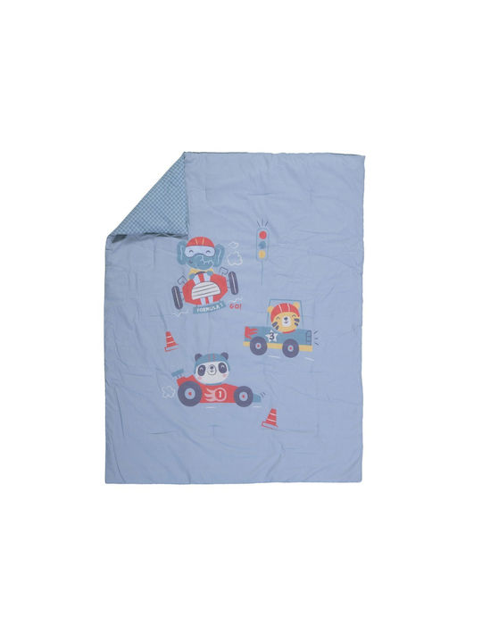 Nef-Nef Homeware Super Boy Бебешко Кувертюре Памучно Super Boy 110x140cm Nef-Nef Homeware Super Boy Бебешко Кувертюре Памучно Super Boy 110x140cm