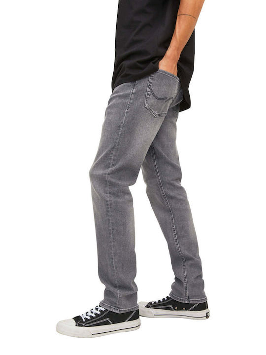 Jack & Jones GLENN Ανδρικό Παντελόνι Τζιν Ελαστικό Grey / Black Denim