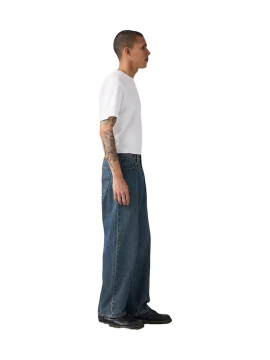 578 Ανδρικό Παντελόνι Τζιν με Loose Baggy Εφαρμογή Dark Indigo