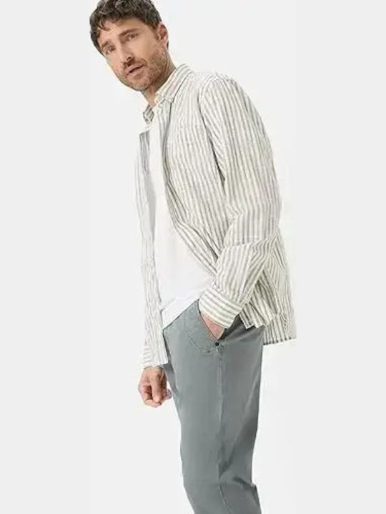 Chino Trousers Elastic in Regular Fit Sky Blue