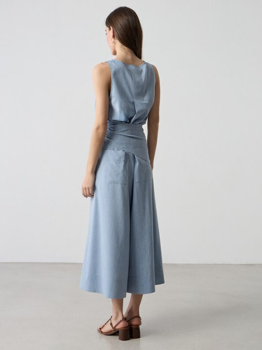 Damen Hellblaues Satz mit Hose