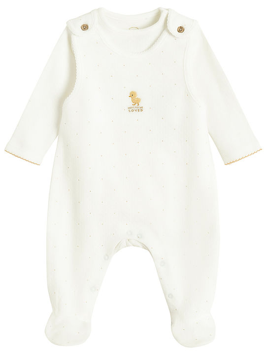 Cool Club Set Baby Bodysuits White 2 Pieces